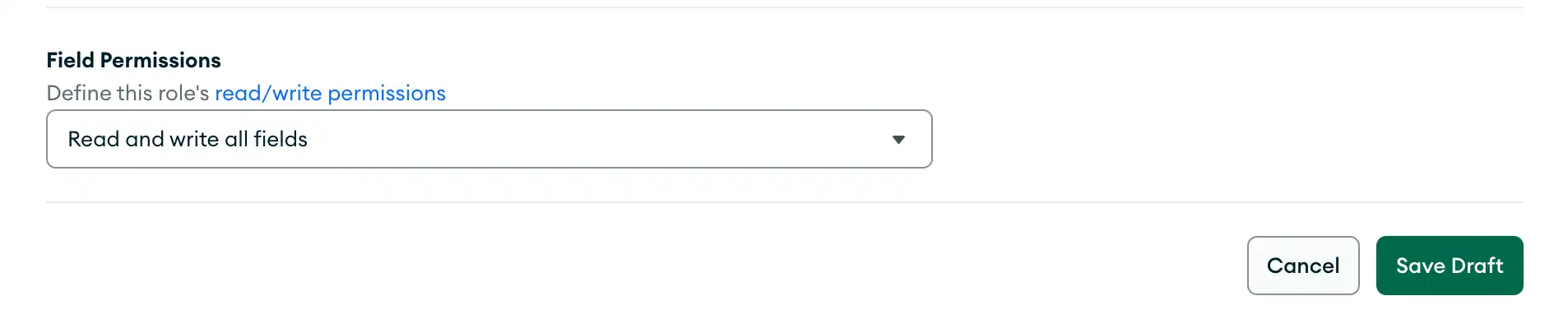 A role with permission to read and write all document fields