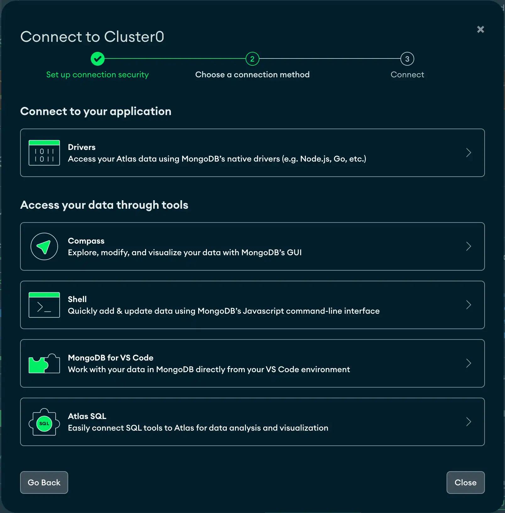 Screenshot of the UI