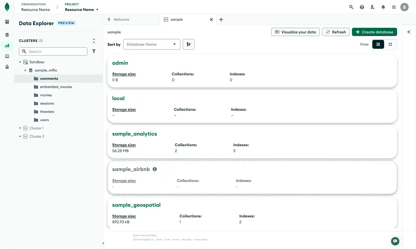Data Explorer Page with collapsed AI Drawer