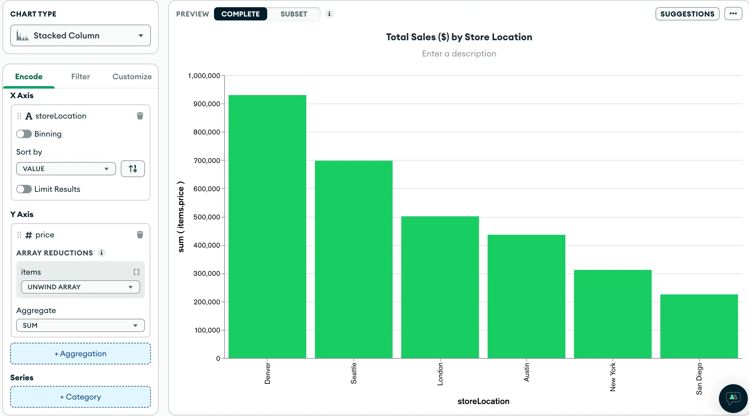 Stacked Bar Chart Builder
